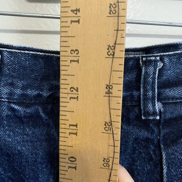 Geoffrey Hunter Women’s Sz 16W High Waist Pleated Jeans Blue Tapered Vintage 80s - Picture 3 of 12